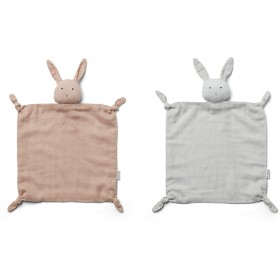 Bild på Liewood Agnete Snuttefilt 2-p Rabbit (Rose/Dumbo Grey)