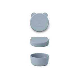 Bild på Liewood Carrie Snackskål Mr Bear (Sea Blue)