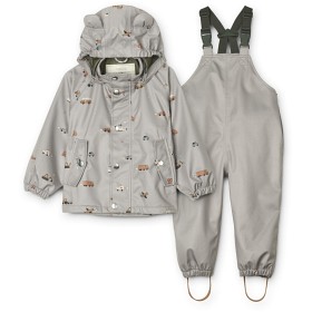 Bild på Liewood Dakota Softshell set (Vehicles/dove blue mix)