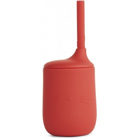 Bild på Liewood Ellis Sugrörsmugg Cat (Apple Red)