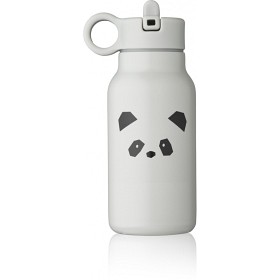 Bild på Liewood Falk Vattenflaska 250 ml Panda (Light Grey)