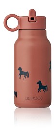 Bild på Liewood Falk Vattenflaska 250 ml Horses (Dark Rosetta)