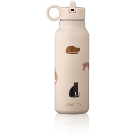 Bild på Liewood Falk Vattenflaska 350 ml Miauw (Apple Blossom Mix)