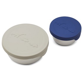 Bild på Liewood Fiby Snackbox Set Dino (Mist/Surf Blue)
