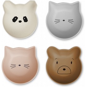 Bild på Liewood Filiz Snackskål 4-pack (Rose Blush Mix)