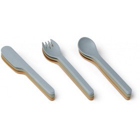 Bild på Liewood Frederikke Bestickset 9-pack (Blue Multi Mix)