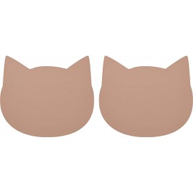 Bild på Liewood Gada Underlägg 2-pack (Katt Dark Rose)