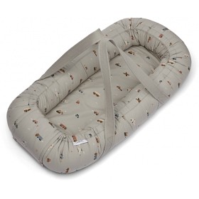 Bild på Liewood  Gro Babynest (Vehicles Dove Blue)