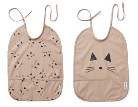 Bild på Liewood Hakklapp Lai 2-pack (Cat Rose)