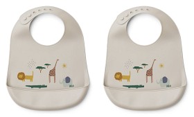 Bild på Liewood Haklapp Tilda 2-Pack (Safari Sandy)