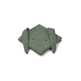 Bild på Liewood Hannah Muslinfilt 2-pack (Rabbit Faune Green)