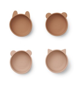Bild på Liewood Iggy Skålar i silikon 4-pack (Tuscany Rose Mix)