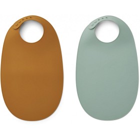 Bild på Liewood Ilana Haklapp 2-pack (Mustard/Peppermint mix)