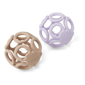 Bild på Liewood Jasmin Bitleksak Boll 2-p (Light Lavender/ Rose Mix)