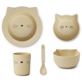 Bild på Liewood Joana Babyset (Cat Wheat Yellow)