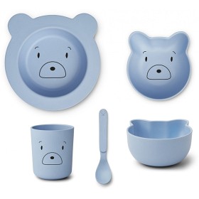 Bild på Liewood Joana Babyset (Mr Bear Sky Blue)