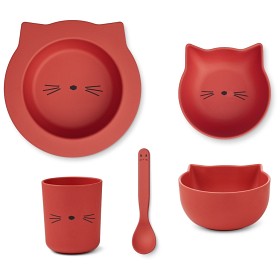 Bild på Liewood Joana Babyset (Cat Apple Red)