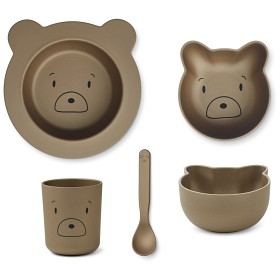 Bild på Liewood Joana Babyset (Mr Bear Oat)