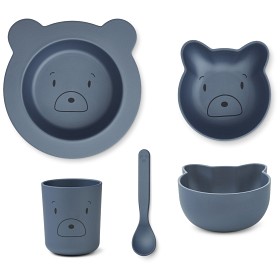 Bild på Liewood Joana Babyset (Mr Bear Stormy Blue)