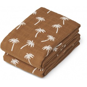 Bild på Liewood  Lewis Muslinfilt 2-p (Palms/Almond)