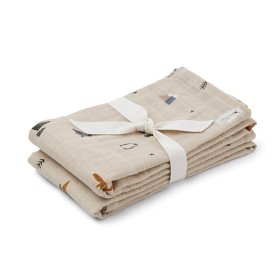 Bild på Liewood Lewis Muslinfilt 2-pack (Arctic Mix)