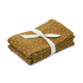Bild på Liewood Lewis Muslinfilt 2-pack (Confetti Olive)