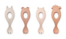 Bild på Liewood Liva Silikongafflar 4-pack (Rose Mix)