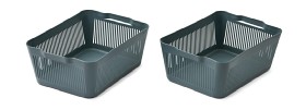 Bild på Liewood Makeeva Förvaringskorg 2-pack L (Whale Blue)