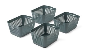 Bild på Liewood Makeeva Förvaringskorg 4-pack S (Whale Blue)
