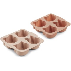 Bild på Liewood Mariam Silikonkakform 2-pack (Rose Mix)