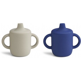 Bild på Liewood Neil Spillfri Mugg 2 st (Mist/Surf Blue)