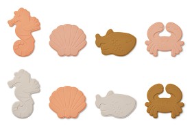 Bild på Liewood Paola Halkskydd 8-pack Sea Creature (Rose Mix)