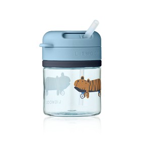 Bild på Liewood Pavia Mugg med sugrör Fun (Beach Blue)