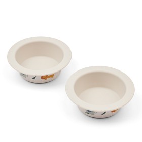 Bild på Liewood Peony Skål Sugkopp 2-pack Safari (Sandy)