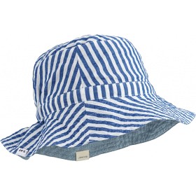 Bild på Liewood Sander Vändbar Solhatt (Surf blue/Creme de la creme)