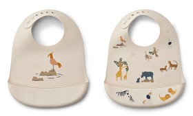 Bild på Liewood Tilda Haklapp 2-pack All Together (Sandy)
