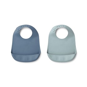 Bild på Liewood Tilda Haklapp 2-pack (Blue Wave)