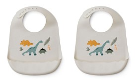 Bild på Liewood Tilda Haklapp 2-pack (Dino)