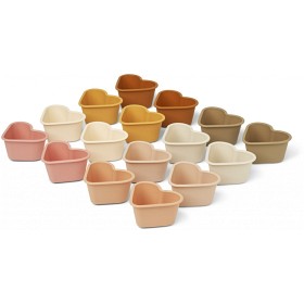 Bild på Liewood Tilo Muffinsformar 16-pack Heart (Rose Mix)
