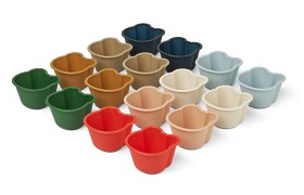 Bild på Liewood Tilo Muffinsformar 16-pack Mr Bear (Multi Mix)