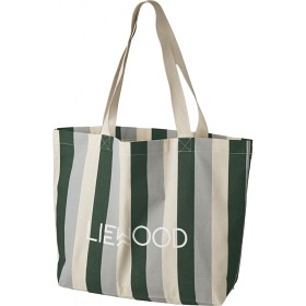 Bild på Liewood Tote Bärkasse Randig (Garden Green/sandy/dove blue)