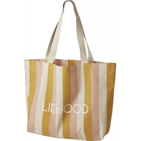 Bild på Liewood Tote Bärkasse Randig (Peach/Sandy/Yellow)