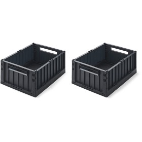 Bild på Liewood Weston Förvaringslåda M 2-pack (Midnight Navy)