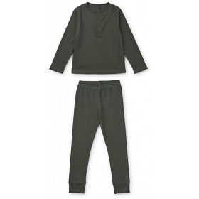 Bild på Liewood Wilhelm tvådelad pyjamas (Hunter green)