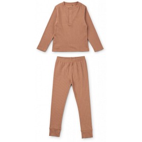 Bild på Liewood Wilhelm tvådelad pyjamas Strl 122 (Tuscany rose)