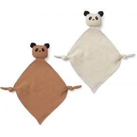 Bild på Liewood Yoko Snuttefilt Panda 2-pack (Tuscany Rose/Sandy Mix)