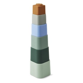 Bild på Liewood Zuzu Stapelklossar (Dove blue mix)