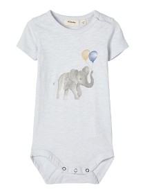 Bild på Lil Atelier Gisli Body Strl 74 (Grey dawn)