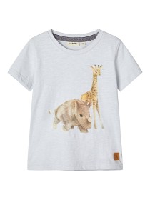 Bild på Lil Atelier Gisli T-shirt (Gray dawn)