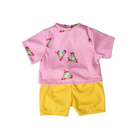 Bild på Lillan & Friends Shorts & t-shirt 41-46  cm